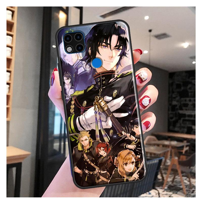 Anime Owari No Seraph Of The End Funda For Xiaomi Redmi Note 10S 9S 8T 9 Note 10 Pro Note 11 Pro Redmi 9C 9A 9T Soft Case
