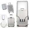 Travel Transparent Luggage Cover Waterproof And Dustproof Pvc Wear Resistant Fits 20-30 Inch Suitcases