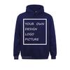 Diy YOUR OWN DESIGN Hoodie Men Women Long Sleeve Pullover Hoodie Camisa LOGO DIY02 Hoodies