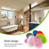 Silicone Bathroom Soap Dish Plate Holder Sponge Tray Case Water Draining Anti-skidding Shower Hiking Kitchen Washroom