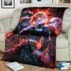 Jujutsu Kaisen Warm Flannel Print Blanket for Bedrooms, Sofas, Beds, Chairs, Picnics and Travel