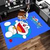 1pc Doraemon Print Area Rug - Soft,Washable Non-Slip Indoor Mat for Office Chairs,Living Room,Home Office Decorative Rug