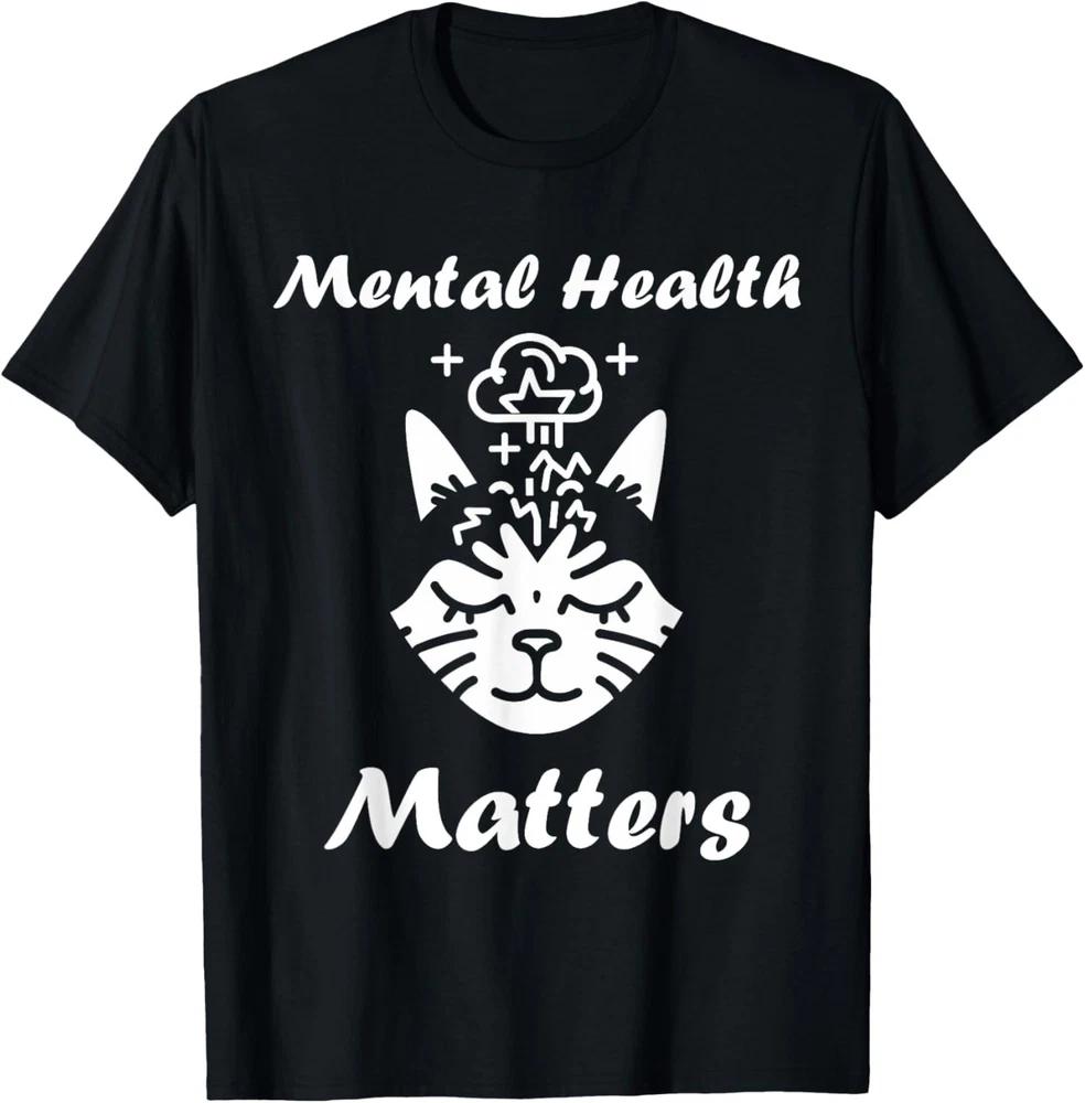 Simple Support Brain Illness Quote Mental Health Matters T-Shirt