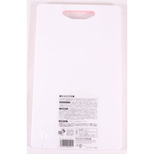 Sanyo Kasei Antibacterial Triple-Layer Cutting Board, Pastel Mate, Peach/Milk, PNW-13M, 136764