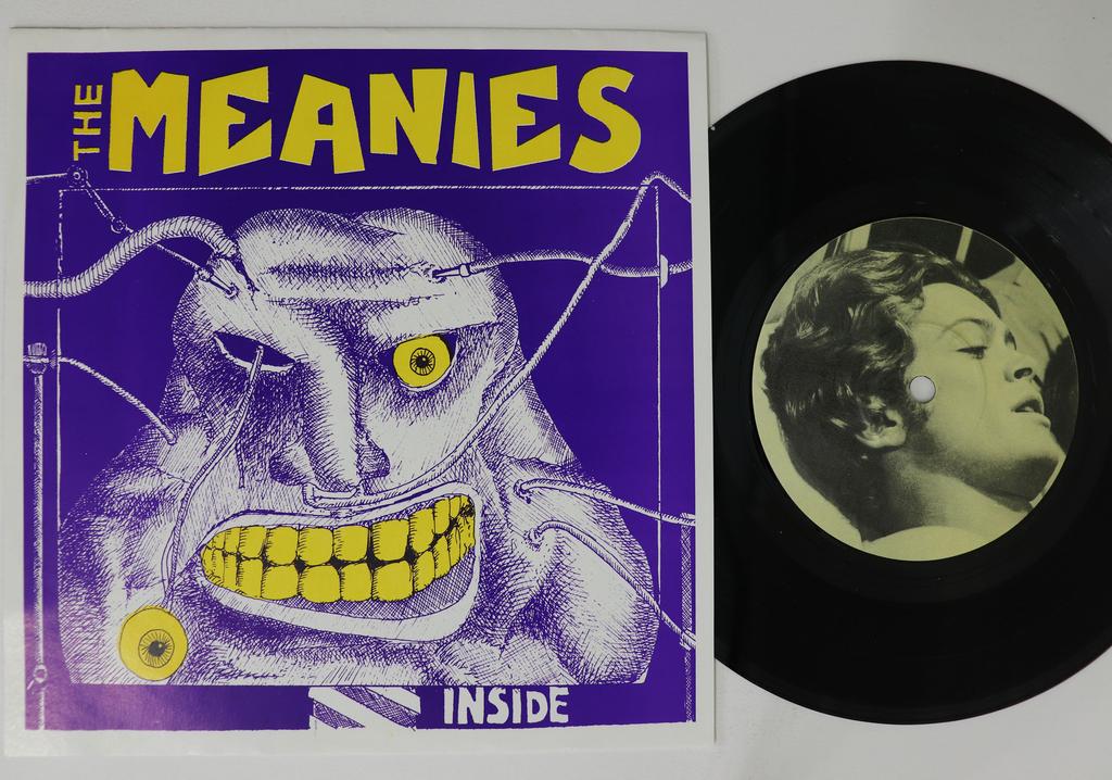 7inch Record MEANIES  Inside 004 LANCE ROCK 1992 Canada Rock Used