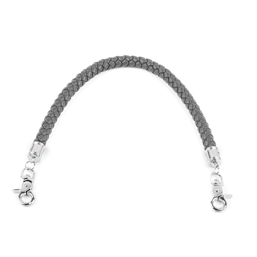 PU Leather Shoulder Bag Strap Durable Braided Rope Short Handles For Handbag Purse Belts DIY Replacement Bag Accessories