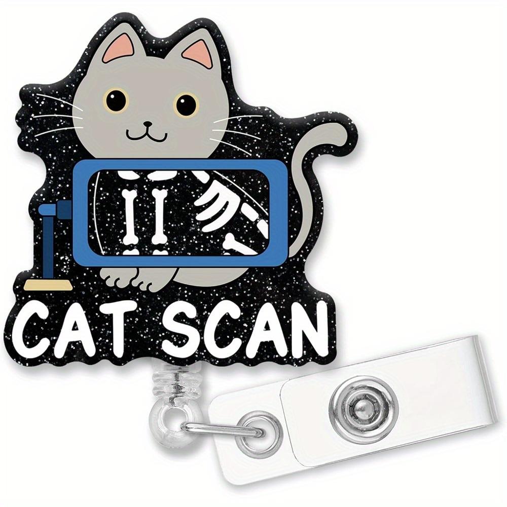 

Выдвижной бейдж-клип для КТ-техников, рентгенологов, медсестер и врачей. прозрачный