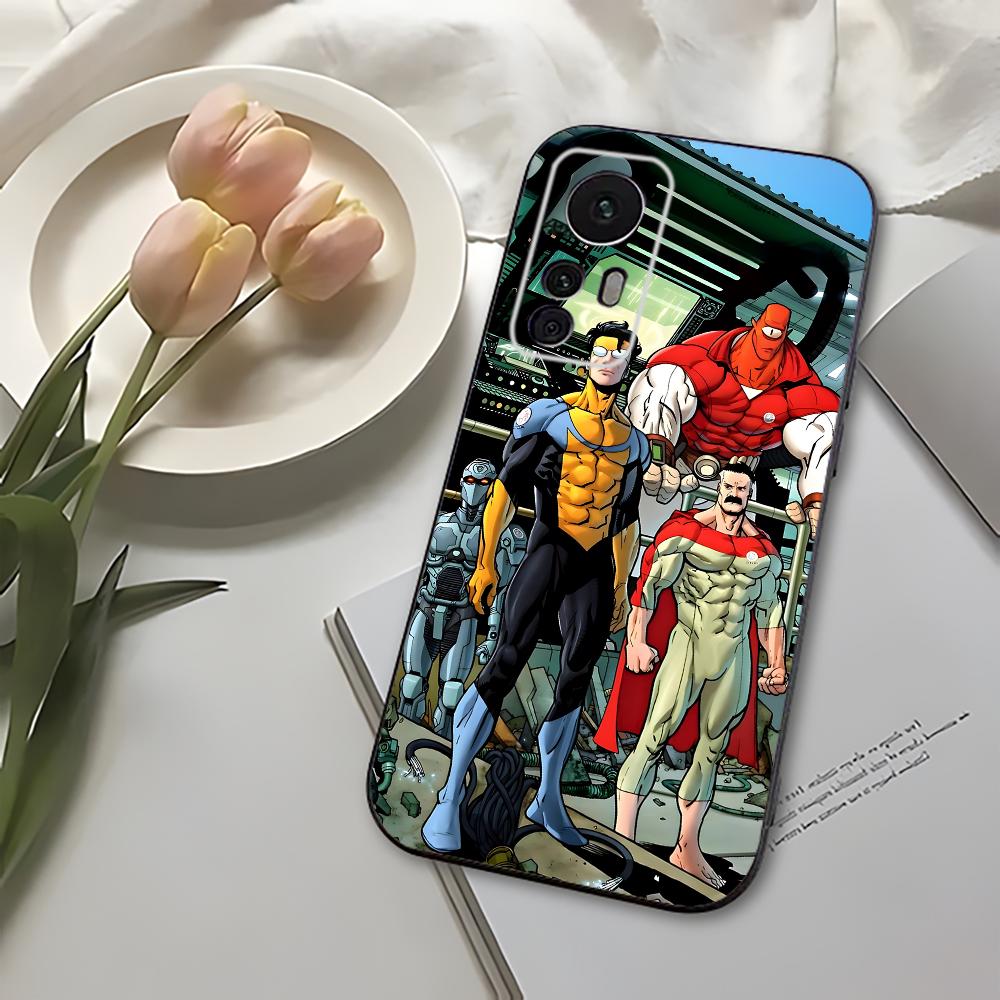 Cool I-InvincibleS Comic Phone Case For Xiaomi 11 Redmi Note 11 5G 8T 9A 9 10T Note8Pro Note9 12SUltra Black Case