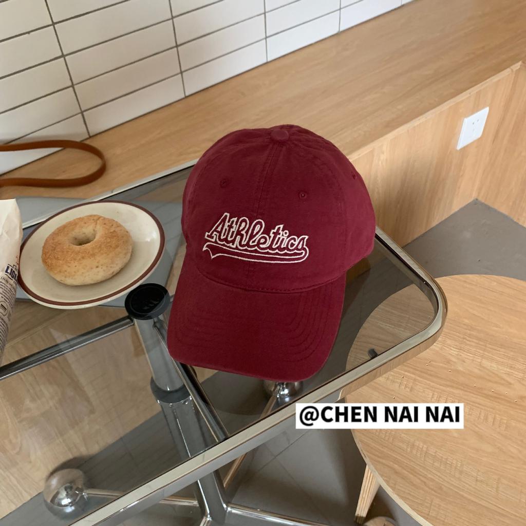 Sweet and cool micro-washed old soft top big brim baseball cap children versatile big head circumference showing face small peaked cap