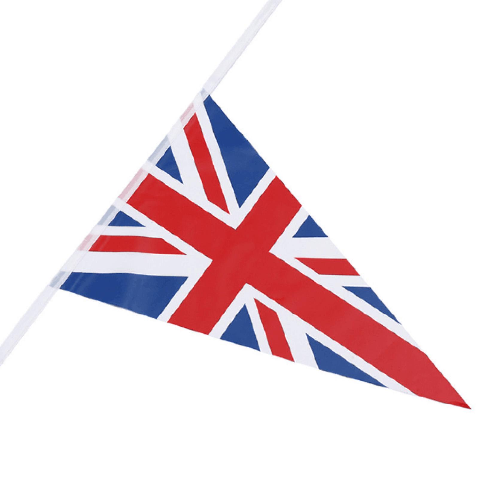 

Union Bunting Flag Union Triangular with 30 Flags 33ft British Street Party Decorations
