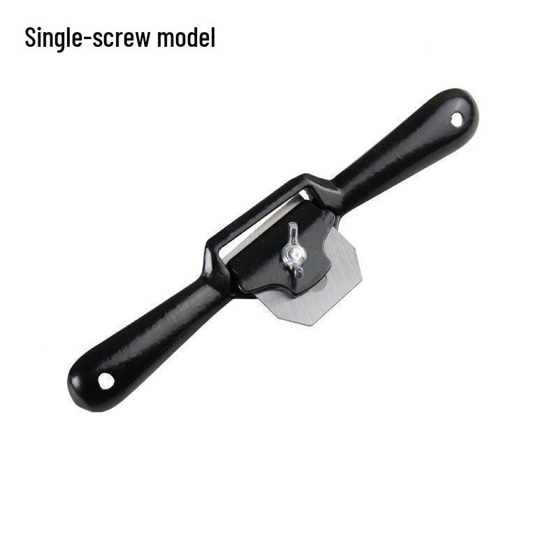 Handcrafted Cast Iron Woodworking Planer: Multi-functional Carpenter's Tool with Straight Trim, Hand-Push Roller, and Bird Plane Blade.