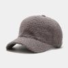 Autumn 2025 Lambswool Baseball Cap - Unisex Retro Casual Fashion