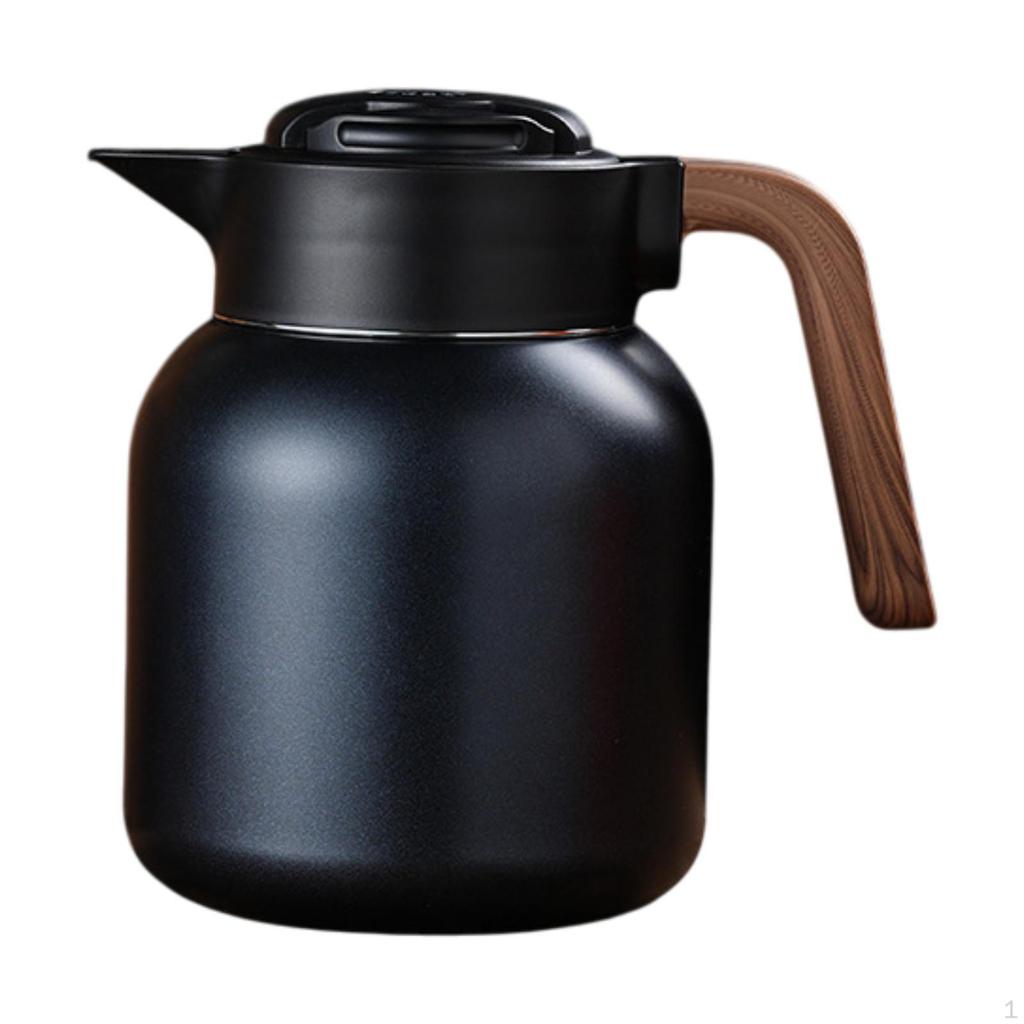1200ml Coffee Carafe for Beverages, Portable Insulated Container Kitchen And Travel