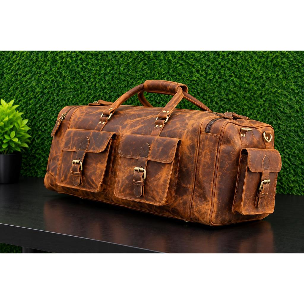 Borsone in pelle personalizzato, borsone da viaggio in pelle fatto a mano, borsa da palestra, borsone da vacanza, borsa da viaggio, borsa da viaggio, borsone da viaggio in pelle