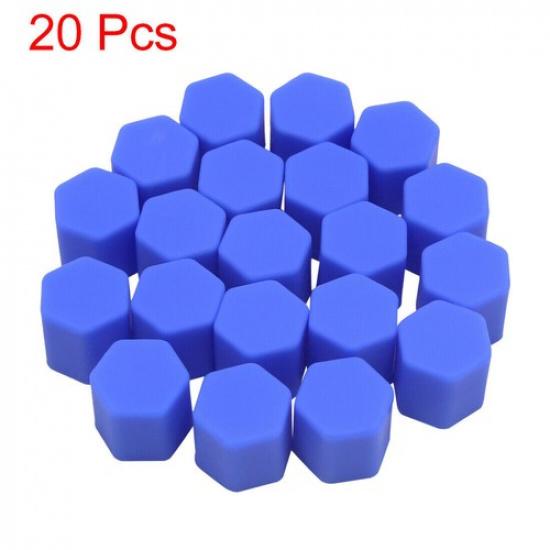 20X 19Mm Silicone Car Wheel Nut Lug Hub Covers Bolt Cap Dust Cover Protector
