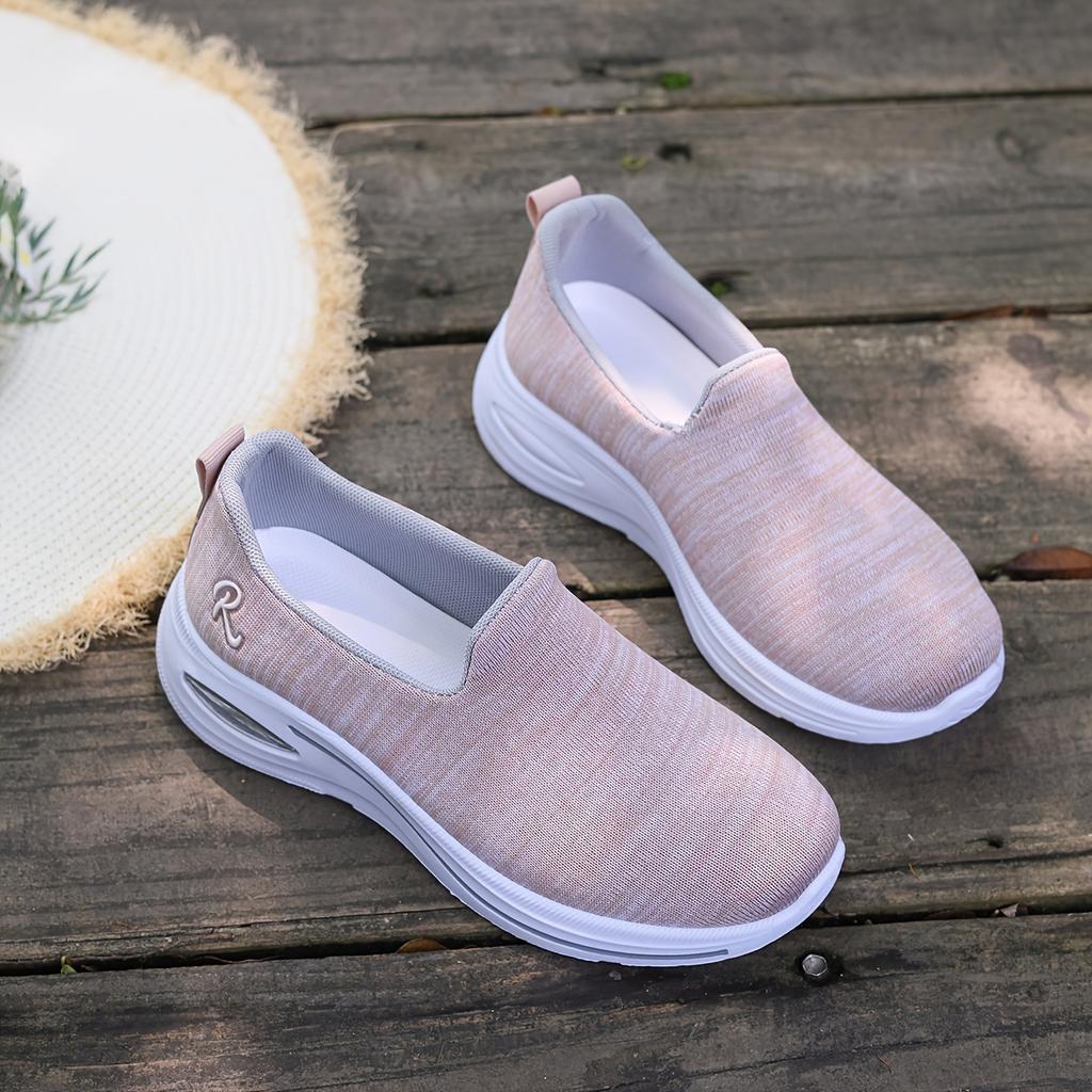Women's Multi-color Breathable Slip-on Thick-soled Sports Shoes Lightweight and Non-slip, Comfortable and Casual, Suitable for Daily Walking Shoes