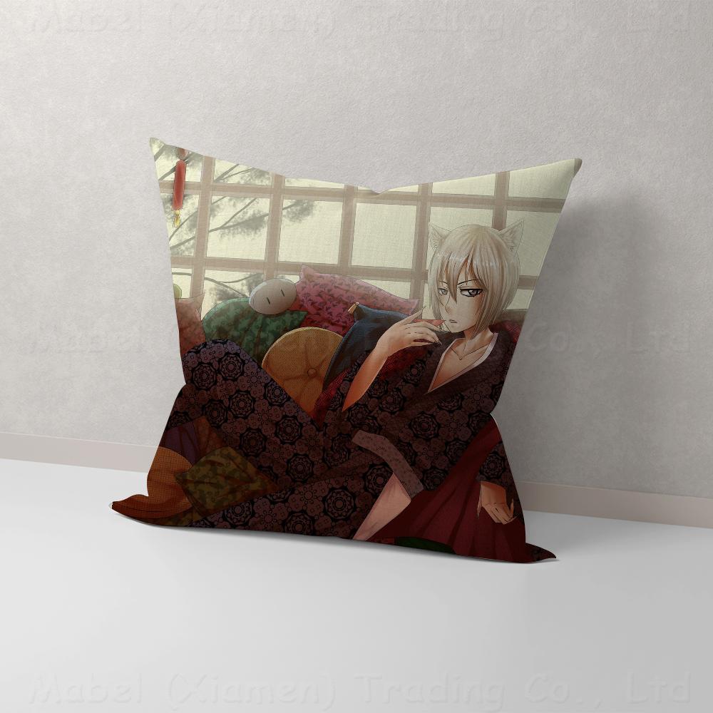 

Kamisama Kiss Tomoe Pillow Covers Cartoon Sofa Decorative Home Double-sided Printing Short Plush Cute Cushion Cover 30cmx30cm