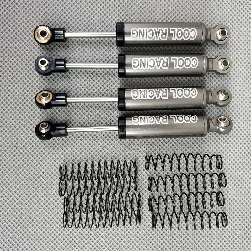 High-performance Aluminum Shock Absorber Set For 110 Rc Crawler Cars With Spare Springs