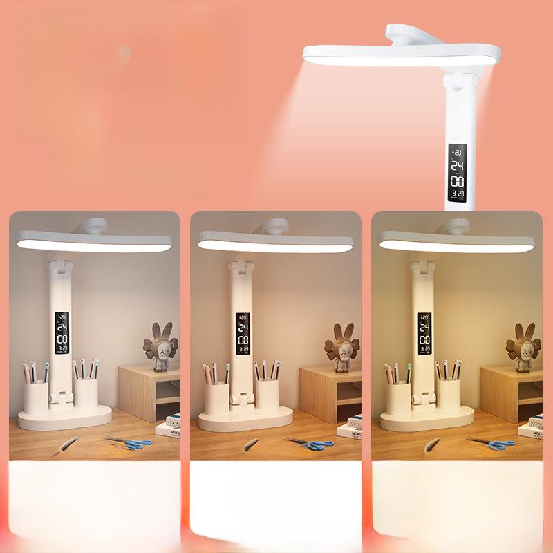 Desk Lamp: LED, Multifunctional, Folding, Eye-Protective Reading Lamp for Students and Kids.