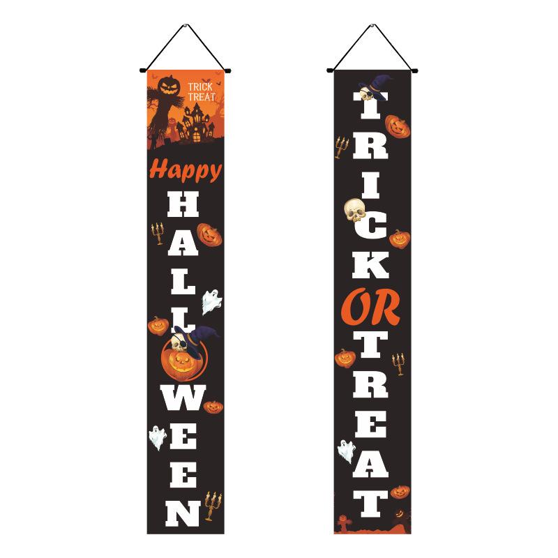 Mexický Den mrtvých Párty Dekorace Kupé Strašidelná Lebka Den Závěsná Vlajka Kupé Halloweenské Kupé Halloweenská Dekorace