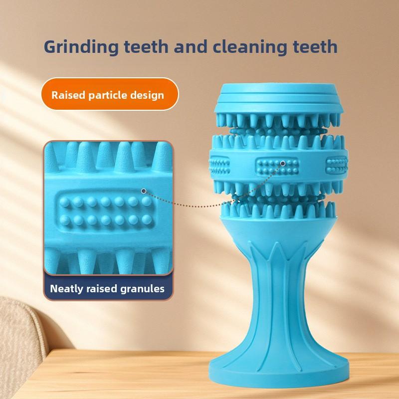 High-footed Cup Medium-sized Dog Toy Interactive Training, Grinding Teeth, Hiding Food, Natural Rubber Dog Toy That Can't Be Bitten Through