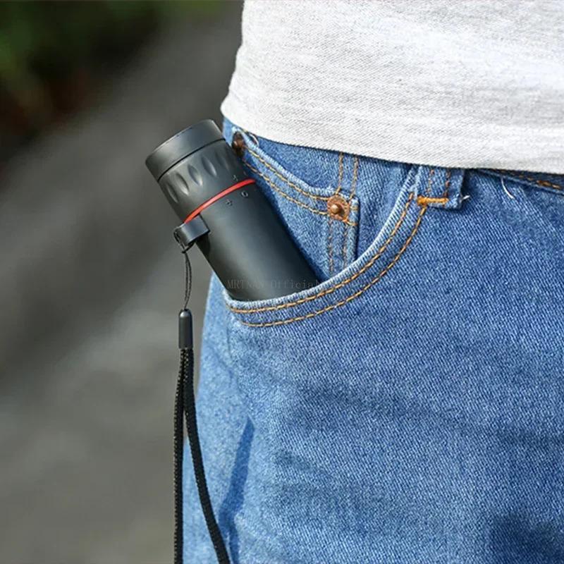 2025 2000X24 HD Monocular Telescope, Compact Portable for Travel, Hiking, Fishing, Camping, Stargazing, Concerts & Bird