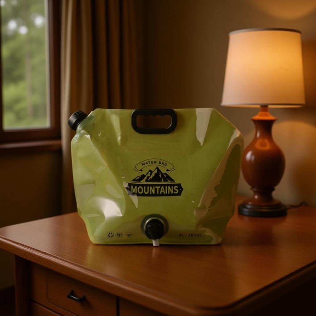 Food Grade Foldable Water Bag Portable Camping Storage Container For Outdoor Travel Car Emergency Use