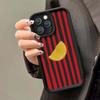 Summer Lemon Cool Stripe Phone Case for Samsung Galaxy S25 S24 S23 S22 Ultra Plus FE A16 A36 A56 A52 A53 A35 A55 5G Soft Cover