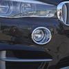 2 Pcs For BMW X5 F15 2014-2018 ABS Chrome/Carbon fiber/Black Car Front Fog Lamp Decoration Cover Trim Car Accessories