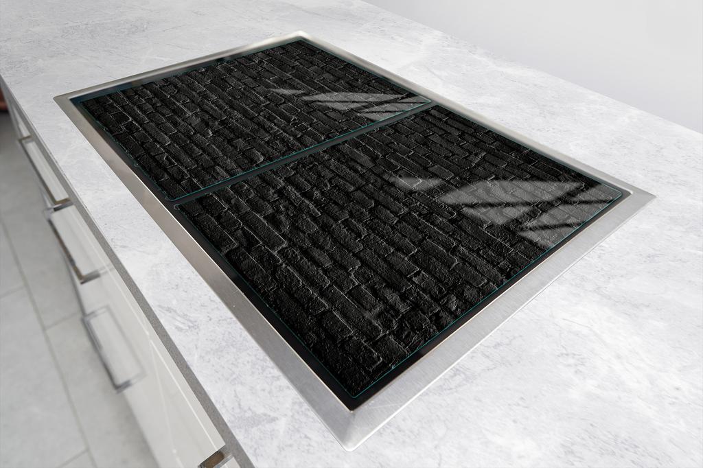 SZKLANA PŁYTA OCHRONNA DO KUCHNI 2x35x52 CEGŁA
