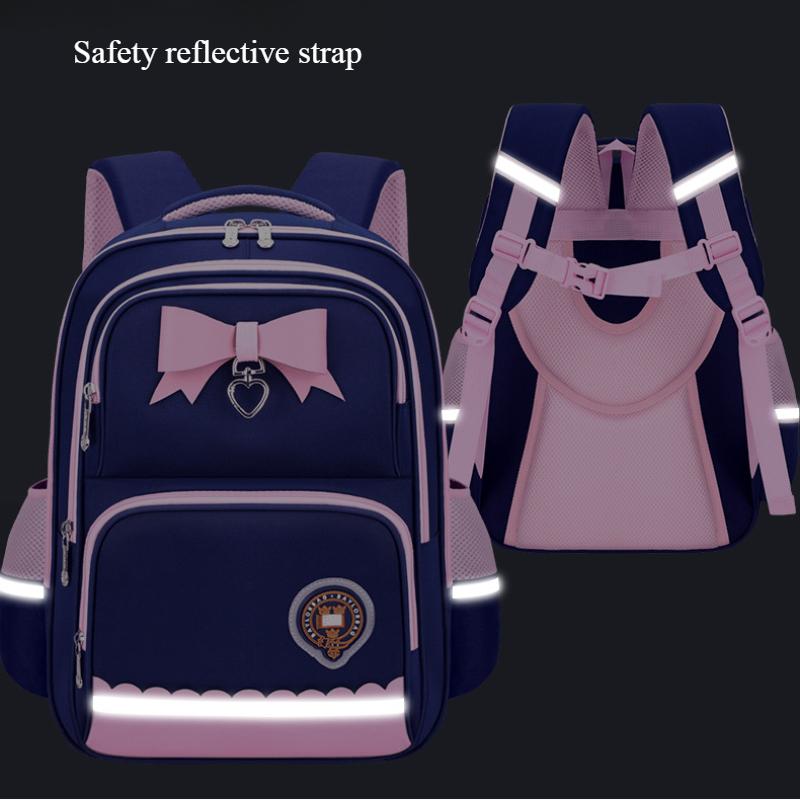 3pcs Set Breathable Waterproof Children Schoolbag Primary School Students Burden Reduce Spine Protect Book Bag 1-3-6 Grades Lightweight Youth Backpack