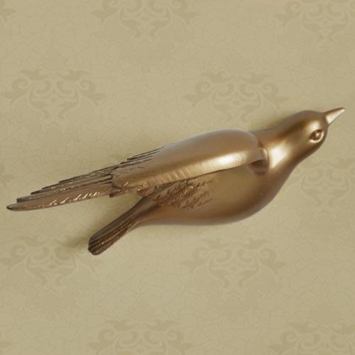 3D Resin Bird Wall Decor, No-Drill Hanging Decorative Birds for Home Wall Art