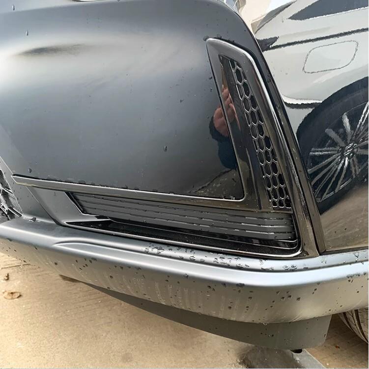 Bright Black Front Fog Light Cover Trim for Honda CRV CR-V 2023 2025