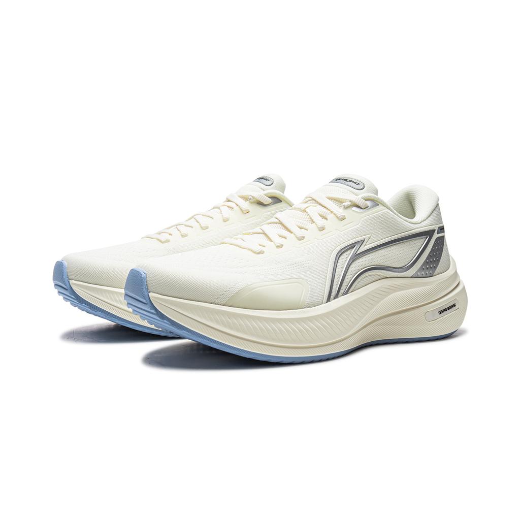 Li Ning Yueying 5 Cushioning, Wear Resistant Low top Running Shoes Women's Ecru ARHW004-6