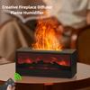 Diffuseur d'arômes Cheminée Flamme Colorée Sans Eau Arrêt Automatique Maison Chambre Humidificateur d'Air Minuterie Télécommande pour Cadeau Créatif