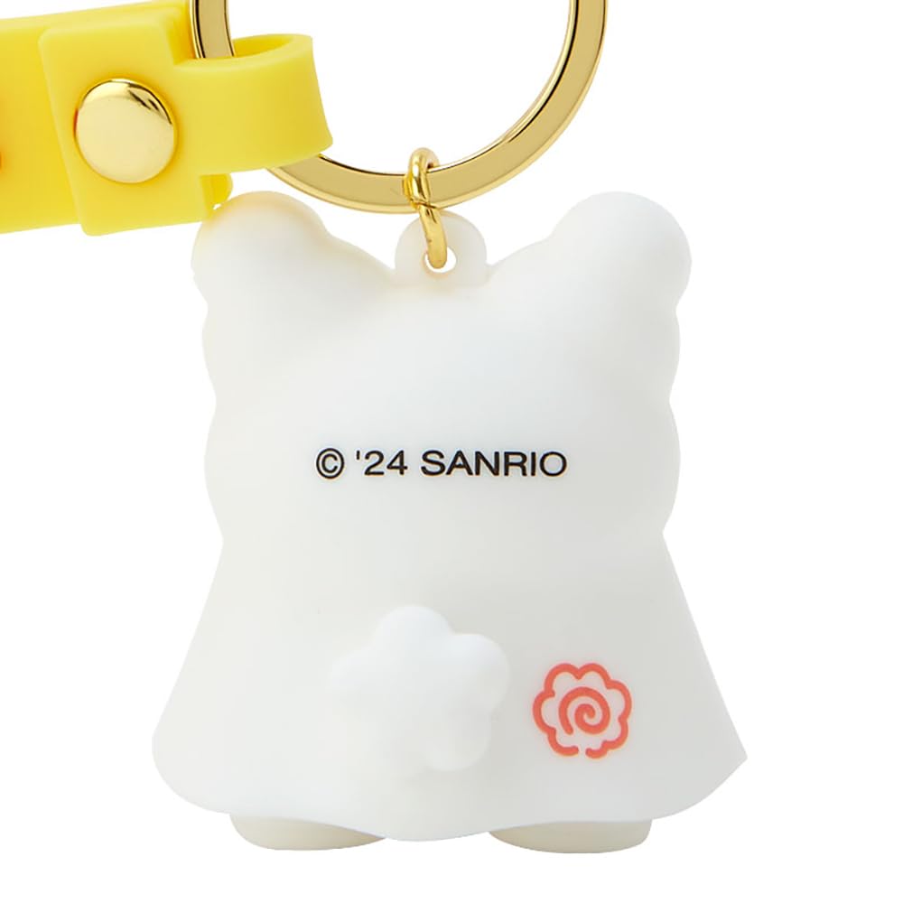 Sanrio 3D Keychain Hanamaru Ghost X X Character 080454 4.8 4.2 4.5cm