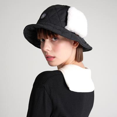 TECHSKIN Women'S Padded Earmuff Bucket Hat Black