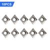 10 Pcs CNC Inserts CCGT09T308-AK H01 Carbide For Aluminium