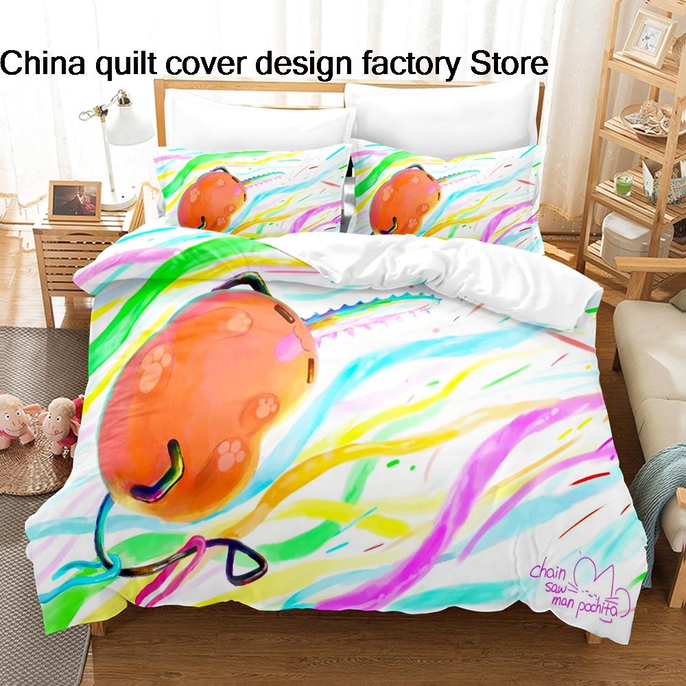 3D Printed Red Hair Girl Bedding Set Duvet Cover Pillowcase For Adult Kids Bedroom Decor Twin Full Queen King Size Bed Linen