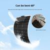 GOKKCL Balkonkraftwerk 200W / 100W Flexibles Solarpanel IP68 Solarzelle Solarladeger Photovoltaik Off-Grid für Wohnmobil 4