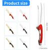 Stainless Steel Barbecue Tongs Non-slip Steak Tongs Non-slip Grip Kitchen Tongs Non-stick Cooking Tons Barbecue Accessories