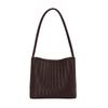 Summer new fashionable retro woven handbag niche high value large capacity shoulder crossbody bucket bag