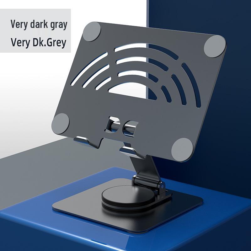 360° drehbarer Aluminiumständer für Handy und Tablet: Faltbar, Höhenverstellbar, Multifunktional.