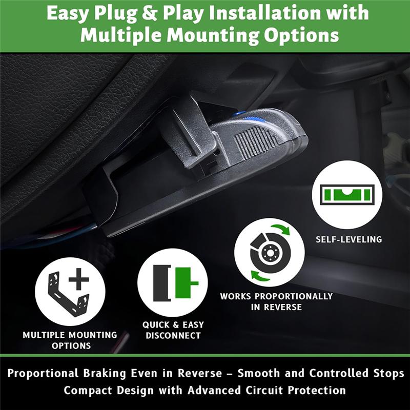 Proportional Electronic Brake Control Trailer Brake Controller Kit Trailer Brake Controller чёрный