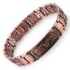 Bracciale Magnetico in Rame a Doppia Riga Aquila Rame Rosso con Pezzo Curvo Dorso di Tartaruga Bracciale Magnetico in Rame