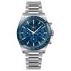 Ceas pentru bărbați seria Concas cu mecanism mecanic automat, impermeabil 100 metri, ceas elvețian, 42mm, cadran albastru, curea din oțel inoxidabil, L3.835.4.92.6