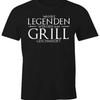 Men's T-Shirt True Legends Are Forged At the Grill Grilling BBQ Vintage Washed For Everyd
