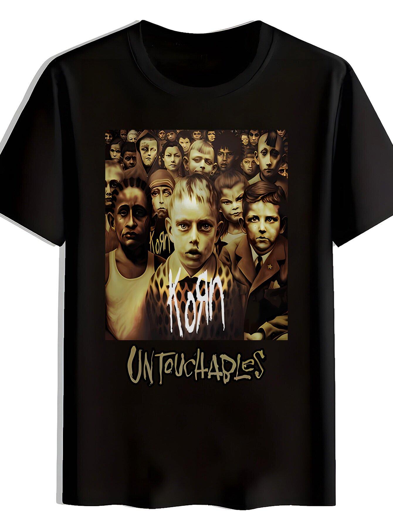 Graphic T-shirt - Korn Untouchable Concert Photo Print S