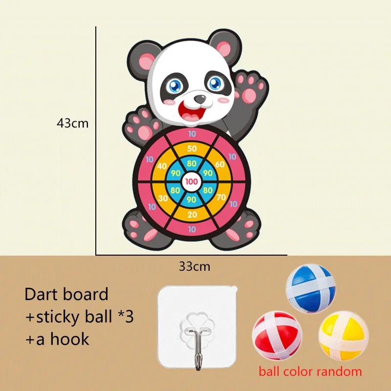 

Игрушки для дартса для детей, мишень для дартса с животными и липкими шариками, мультяшные животные, спортивная игра для игр в помещении и на открытом воздухе для нескольких игроков