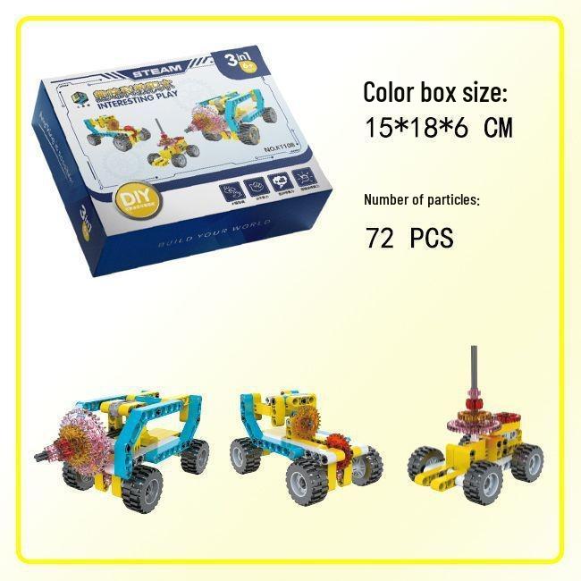 Lego-Compatible Programming Robot with Technic Building Blocks for Educational Play